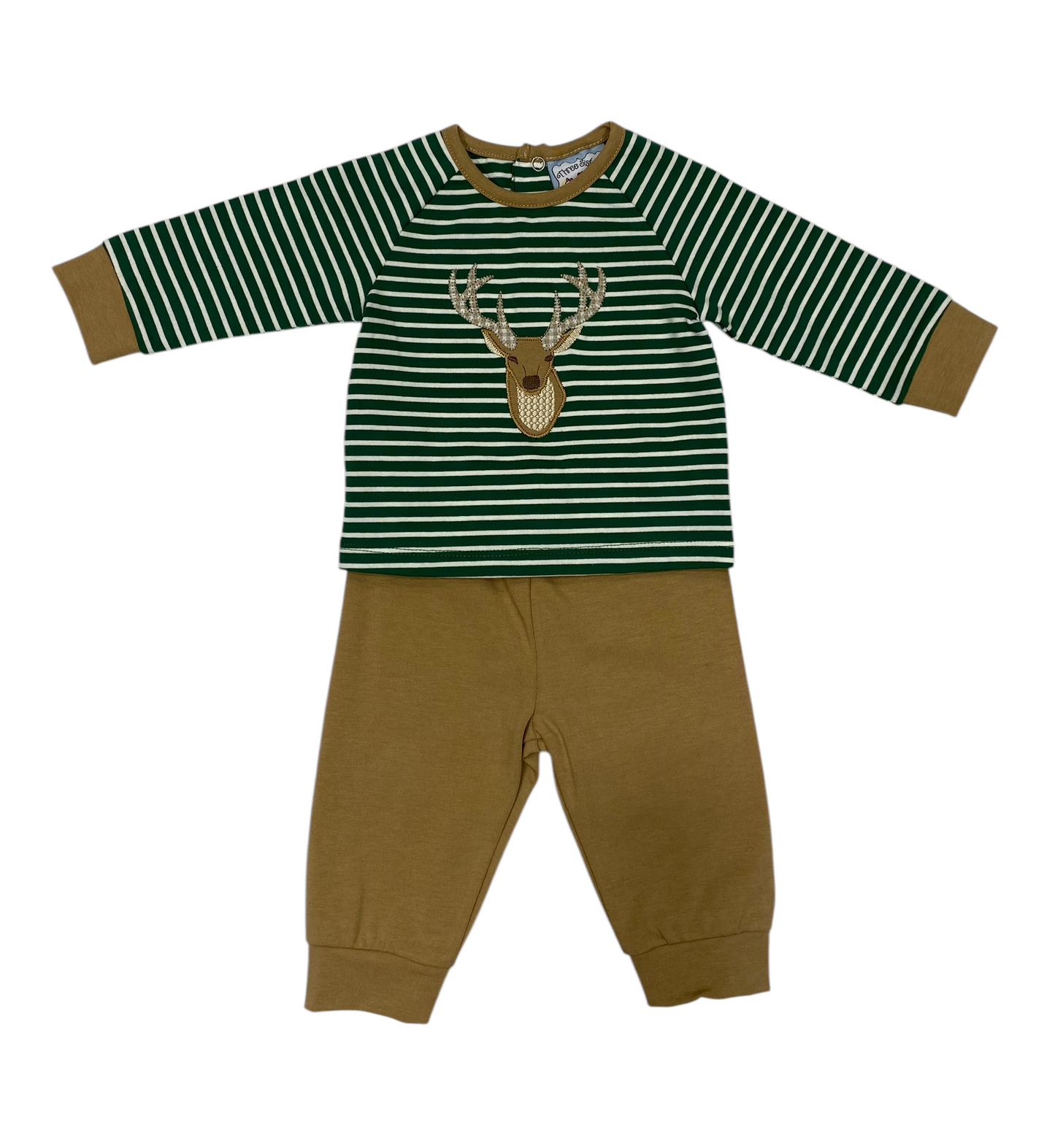 Three Sisters Deer Applique Jogger Set