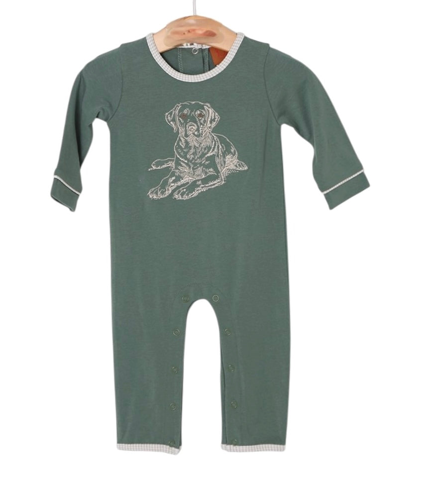 Millie Jay Man’s Best Friend Boys Romper