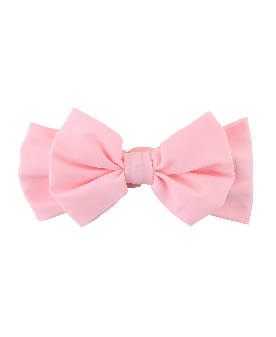 RuffleButts Pink Swim Bow Headband
