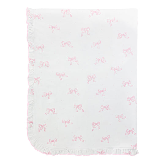 Baby Chic Club Pretty Bows Printed Blanket