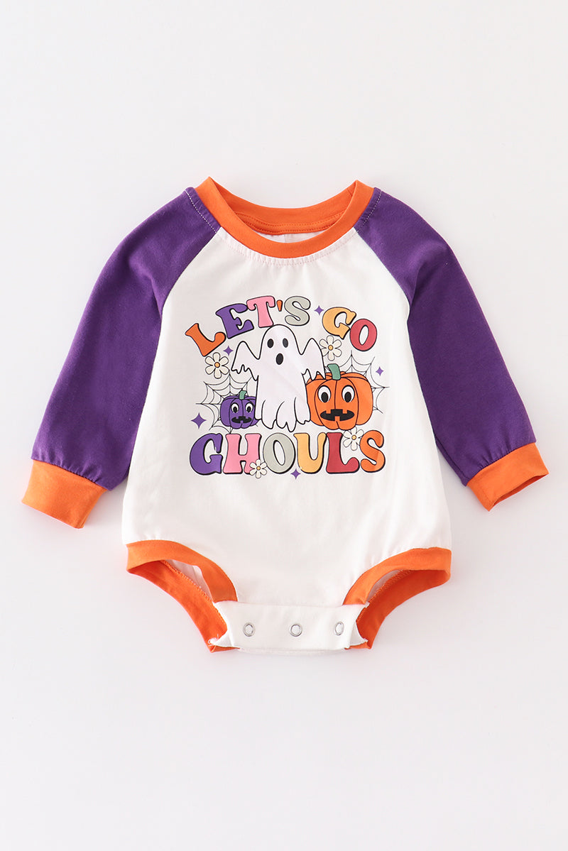 Honeydew Kids Clothing Halloween Ghost Pumpkin Baby Romper
