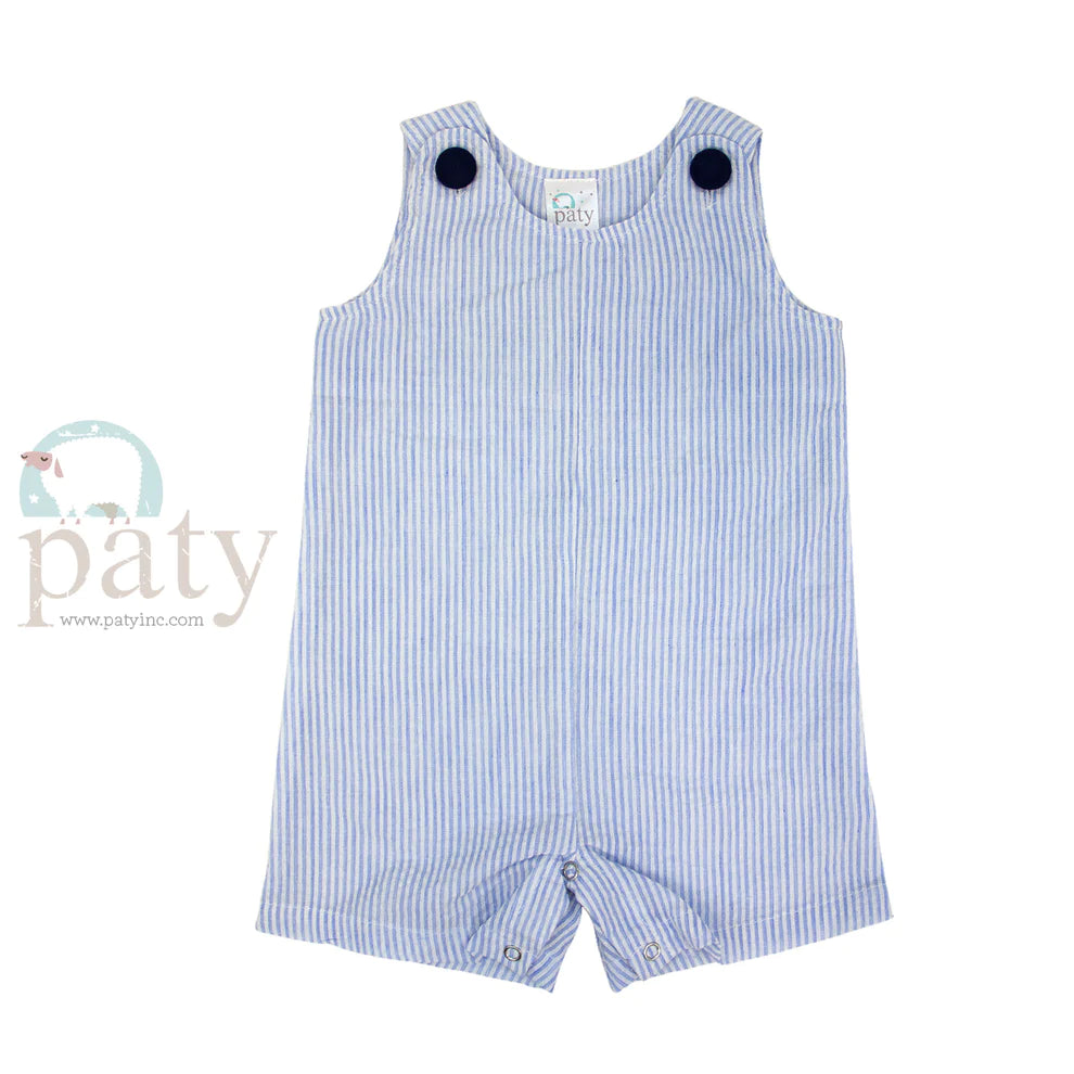 Paty Inc Seersucker Jon Jon Blue