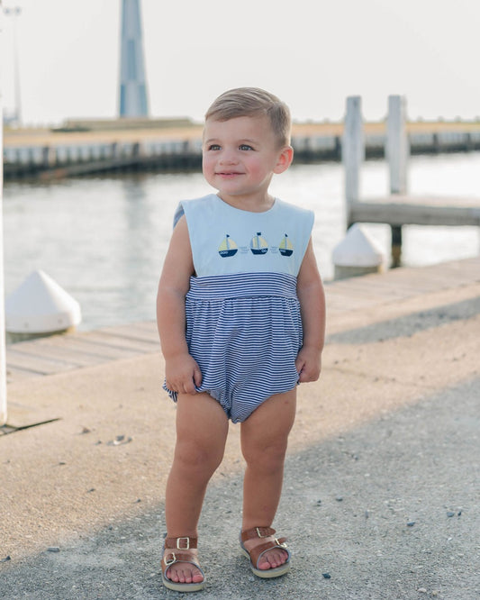 Trotter Street Kids Set Sail Sunsuit