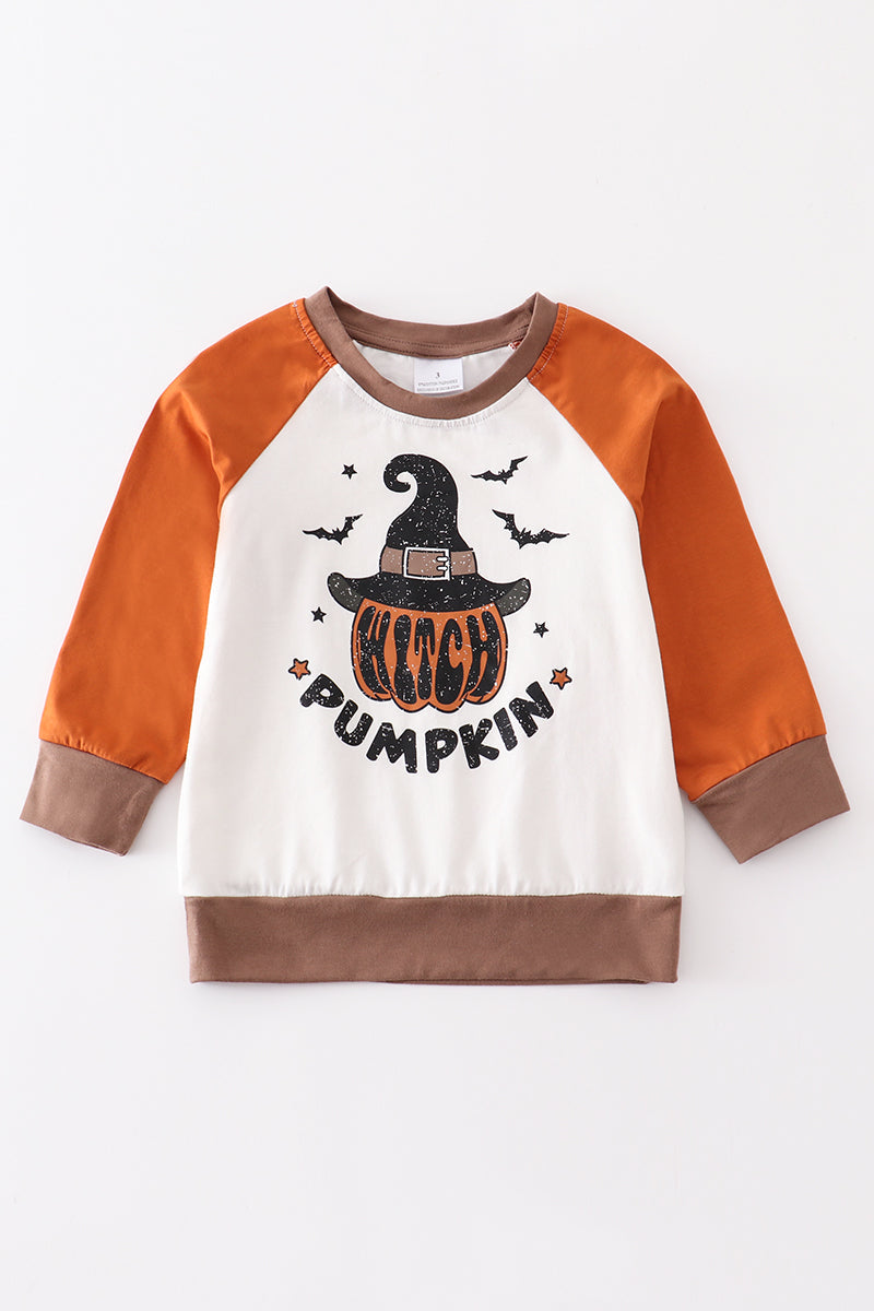 Honeydew Kids Clothing Halloween Pumpkin Boy Top