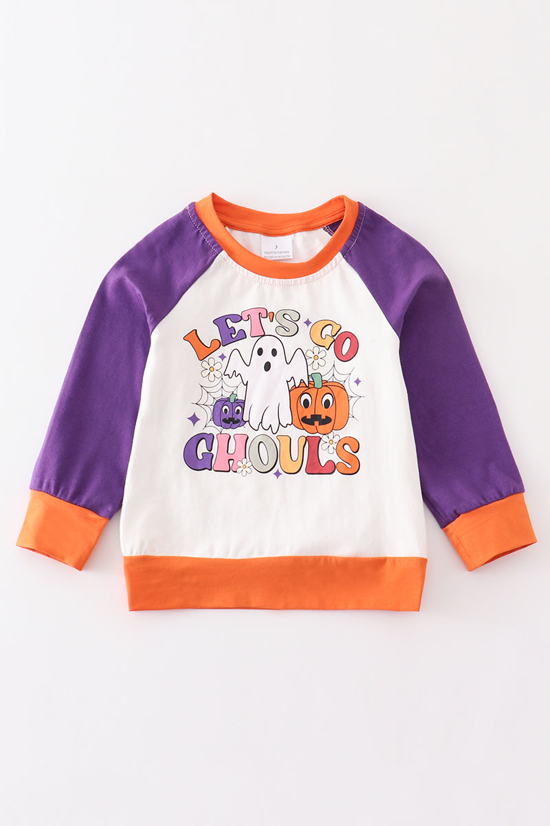 Honeydew Kids Clothing Halloween Ghost Pumpkin Girl Top