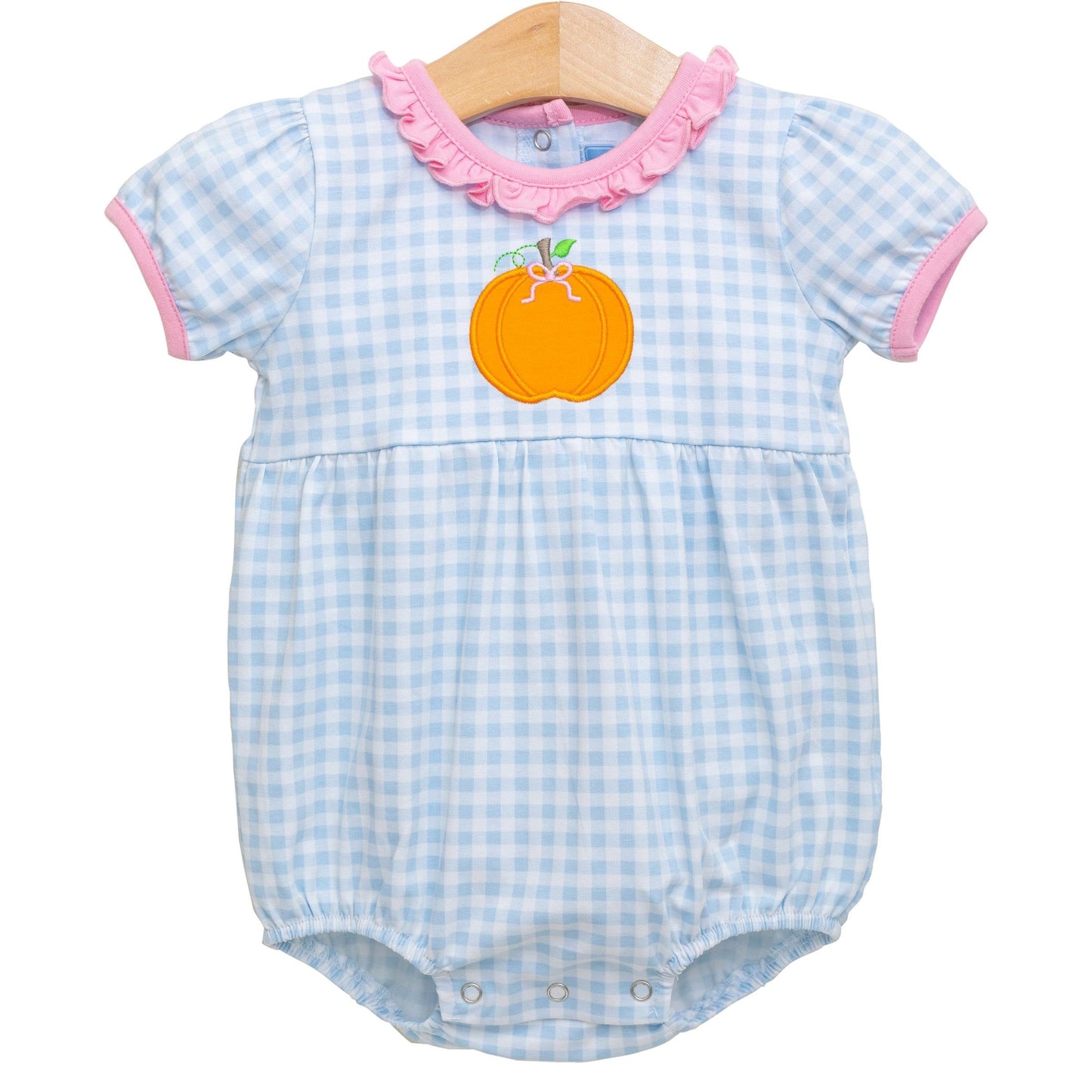 Trotter Street Kids Pumpkin Ruffle Bubble