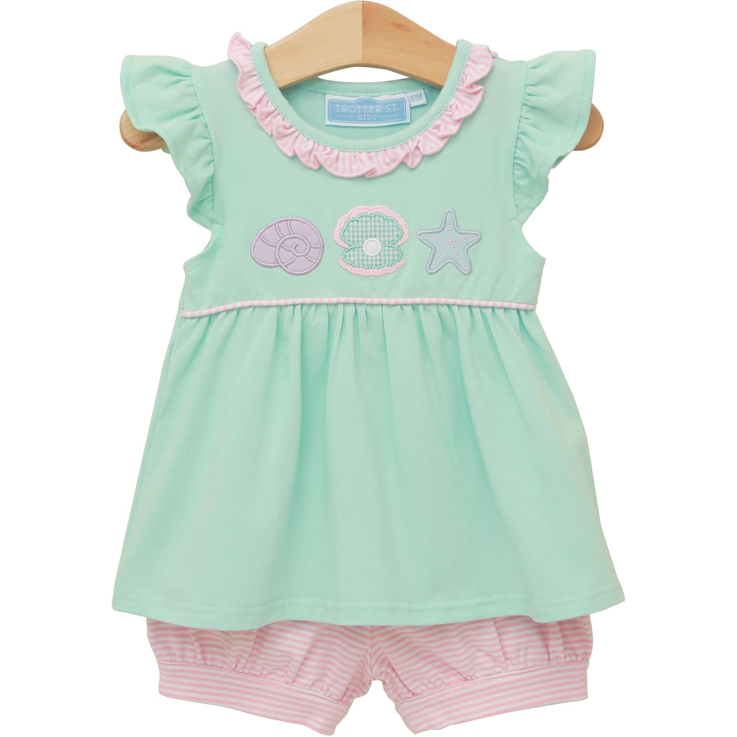 Trotter Street Kids Under the Sea Banded Short Set