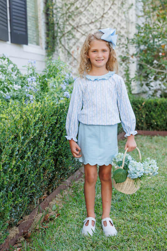 Trotter Street Kids Vineyard Blooms Skort Set