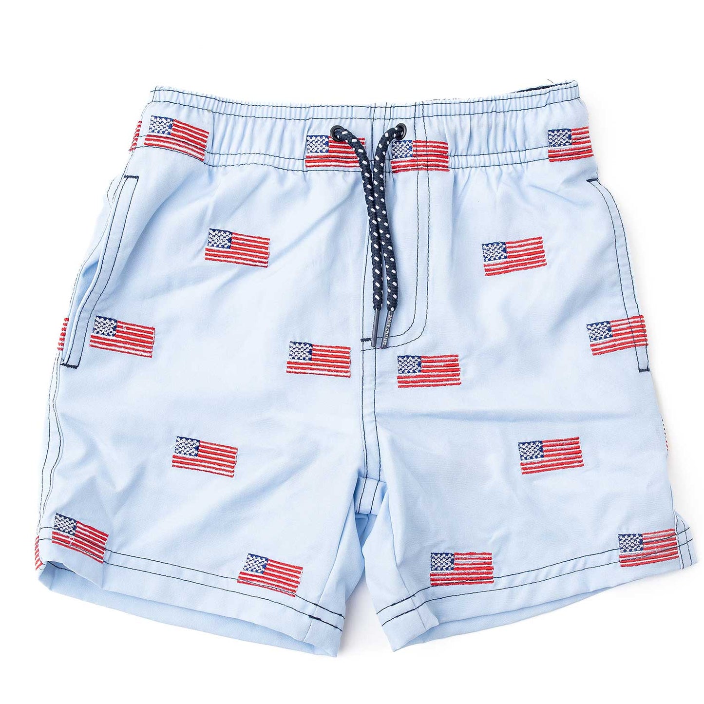 Shade Critters Boys H20 Appearing Trunks - American Flags