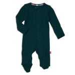 Magnetic Me Deep Emerald Waffle Footie