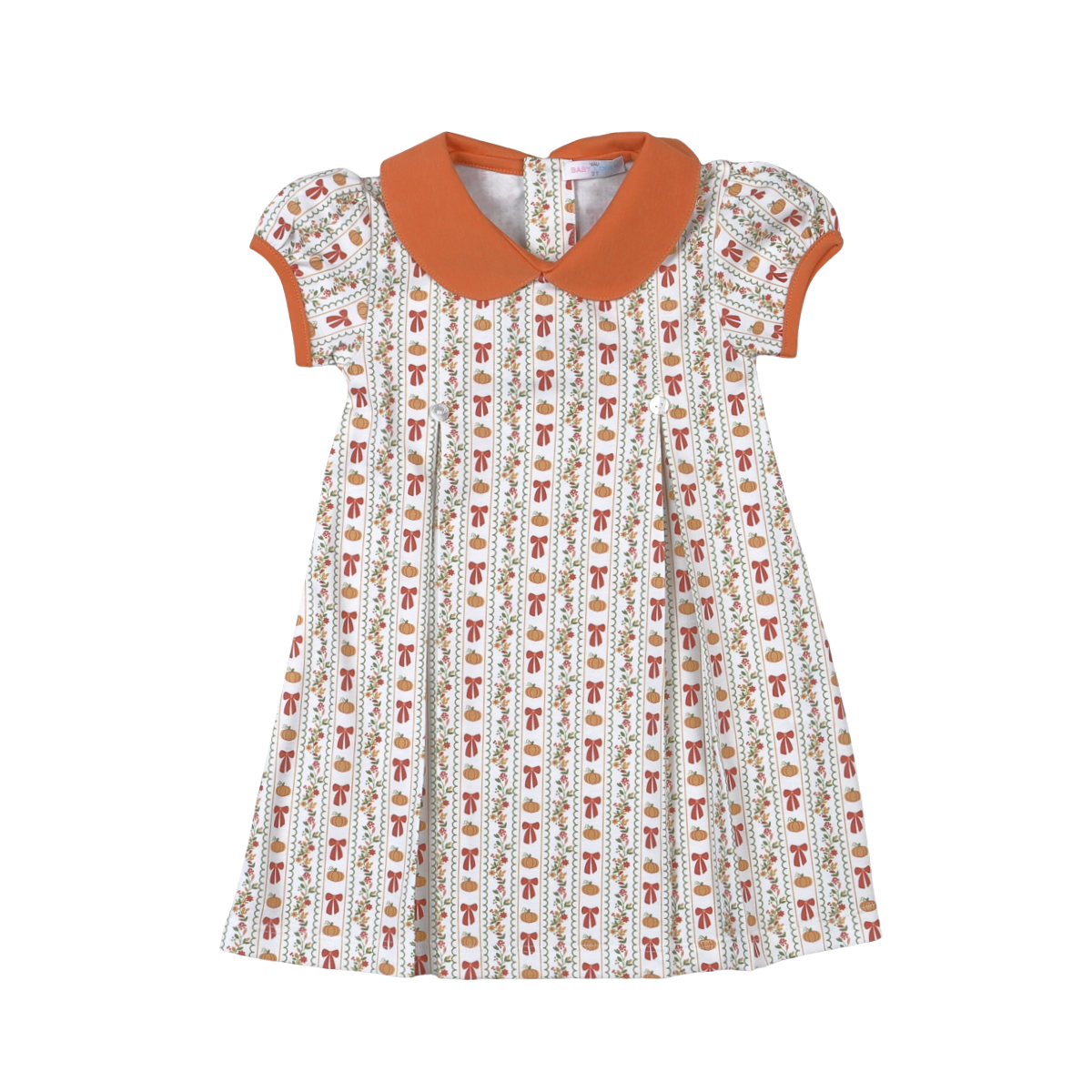 Baby Loren Greatfull Day Pima Collar Dress