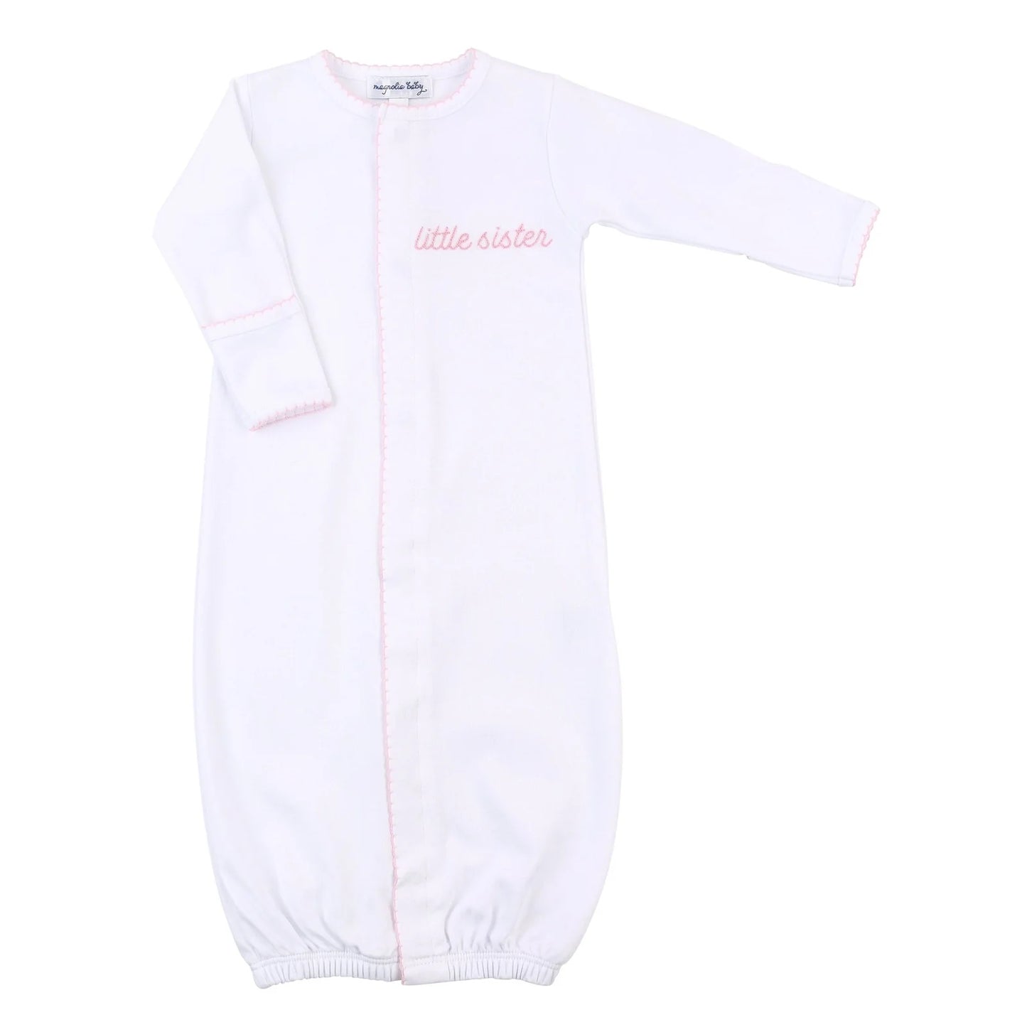 Magnolia Baby- Little Sister Embroidered Converter Pink