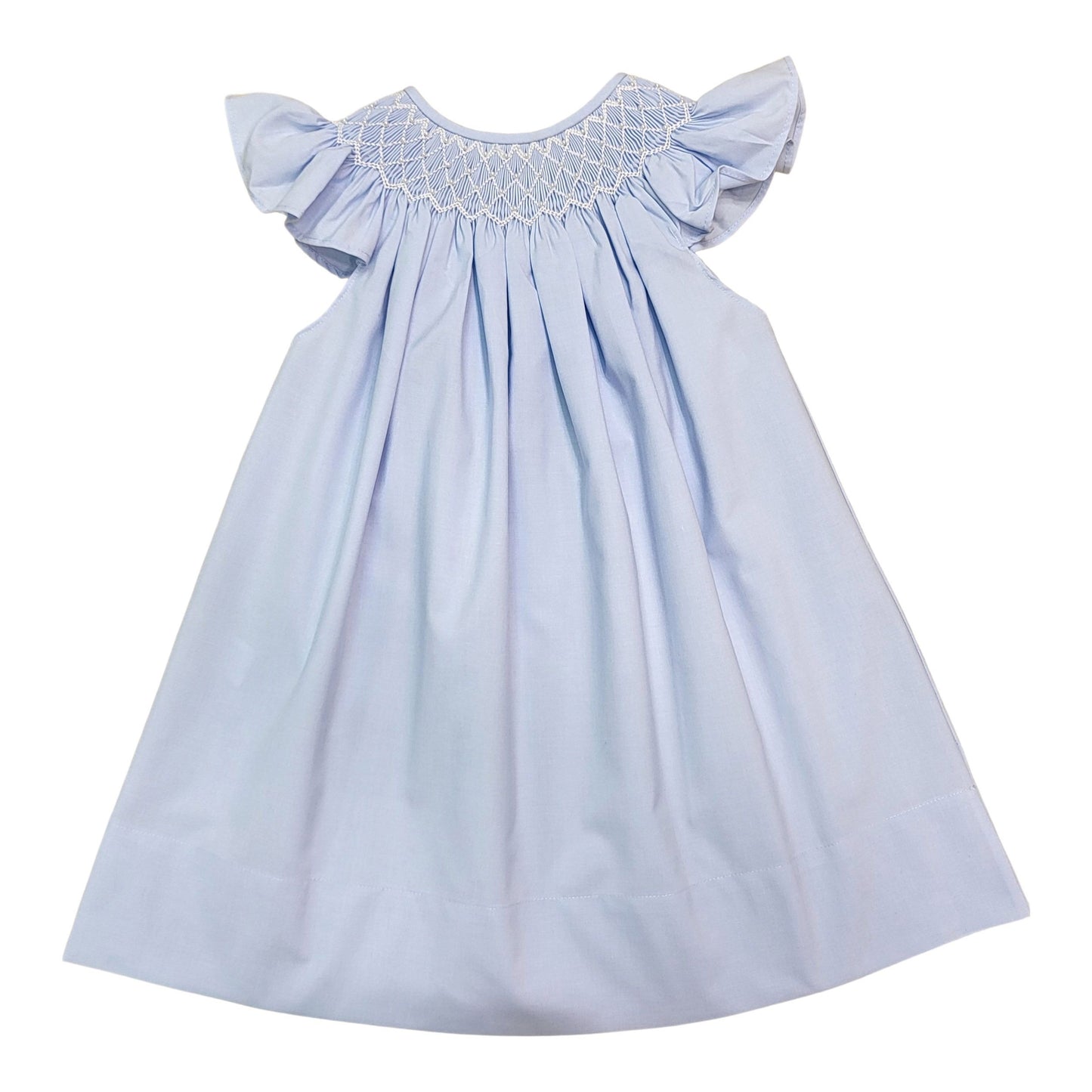 Sweet Dreams Catherine Pearl Blue Smocked Dress
