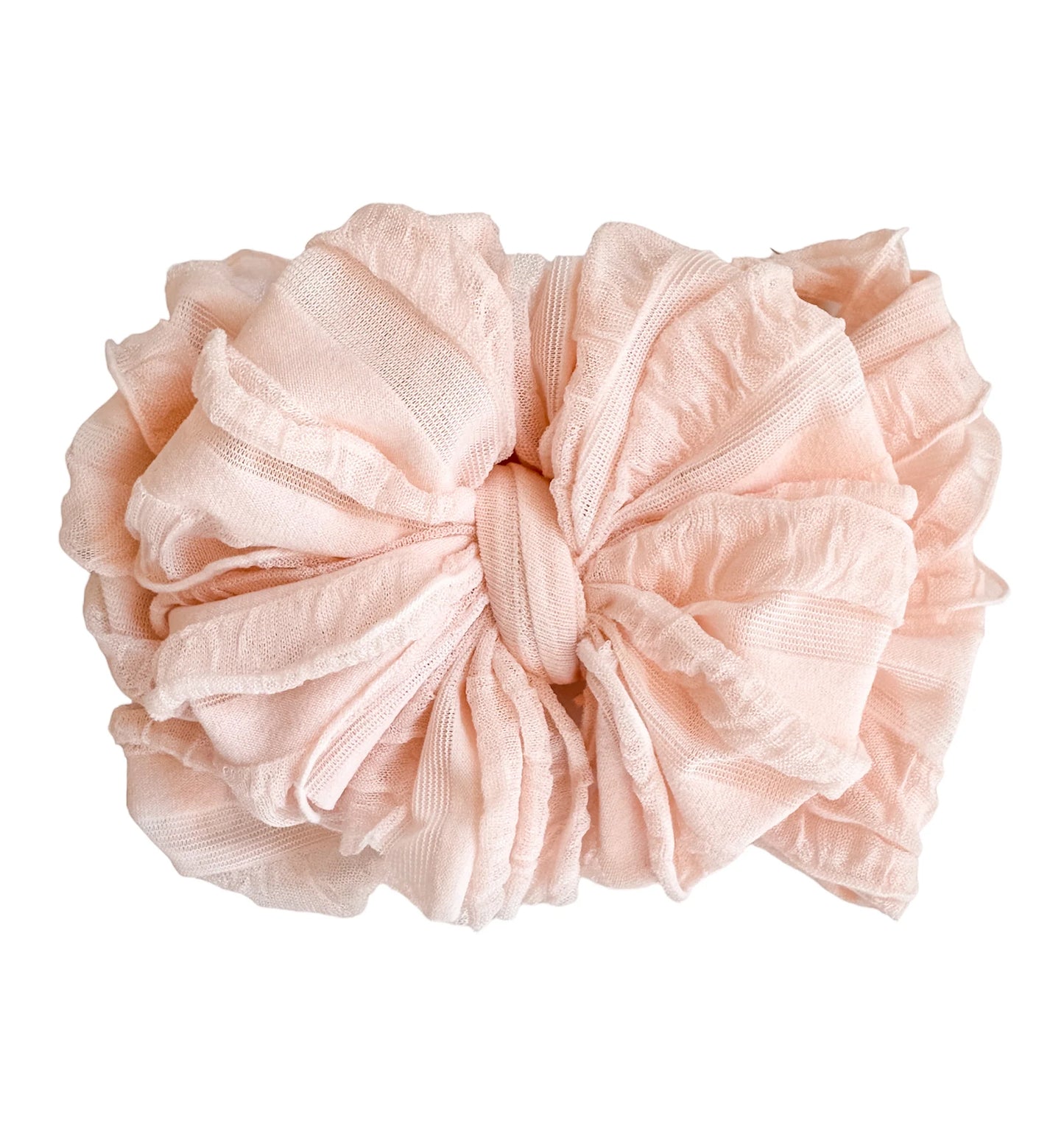 Rockin Royalty- Peachy Keen Ruffled Headband