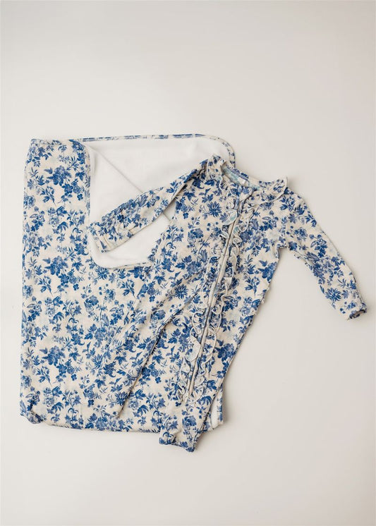 Rockin Royalty Blue Bell Bliss Footie