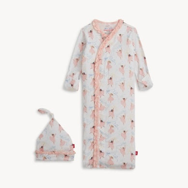 Magnetic Me Pretty Plies Modal Gown + Hat w/ Ruffle