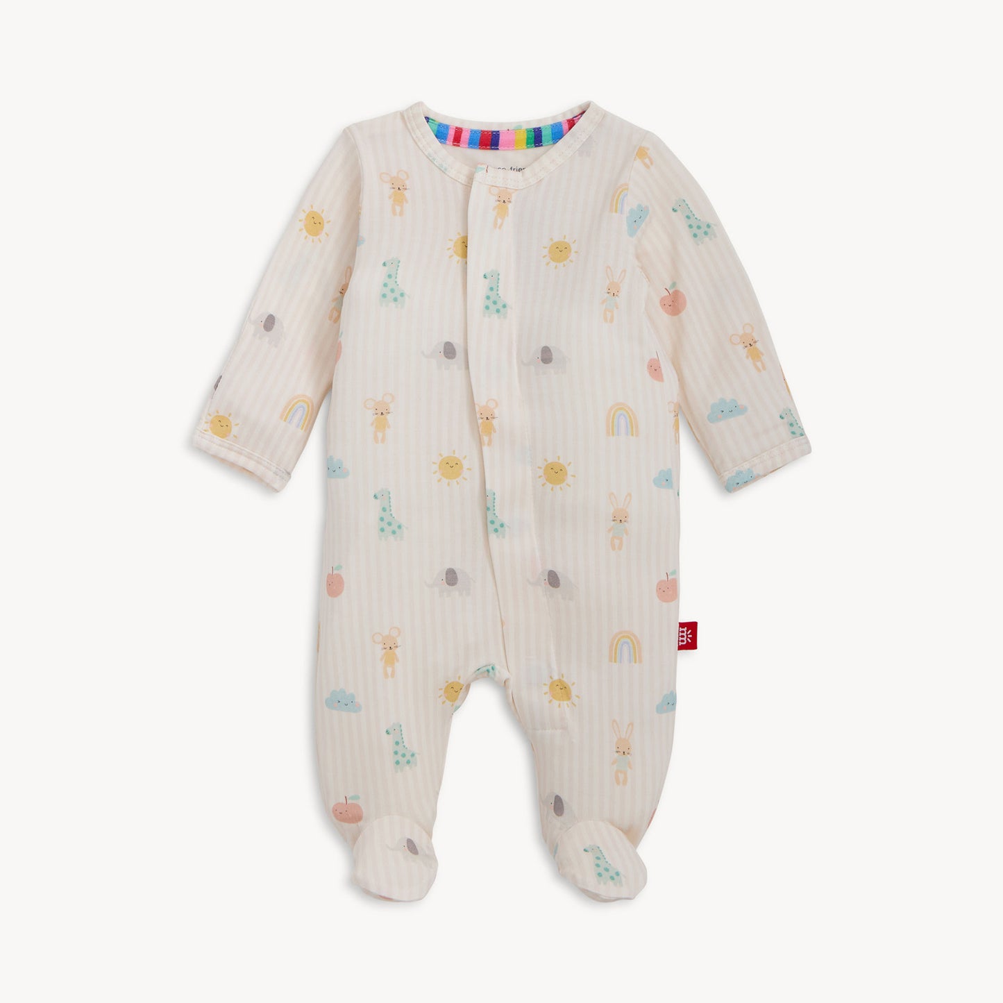 Magnetic Me Lullaby Sky Pink Modal Magnetic Footie