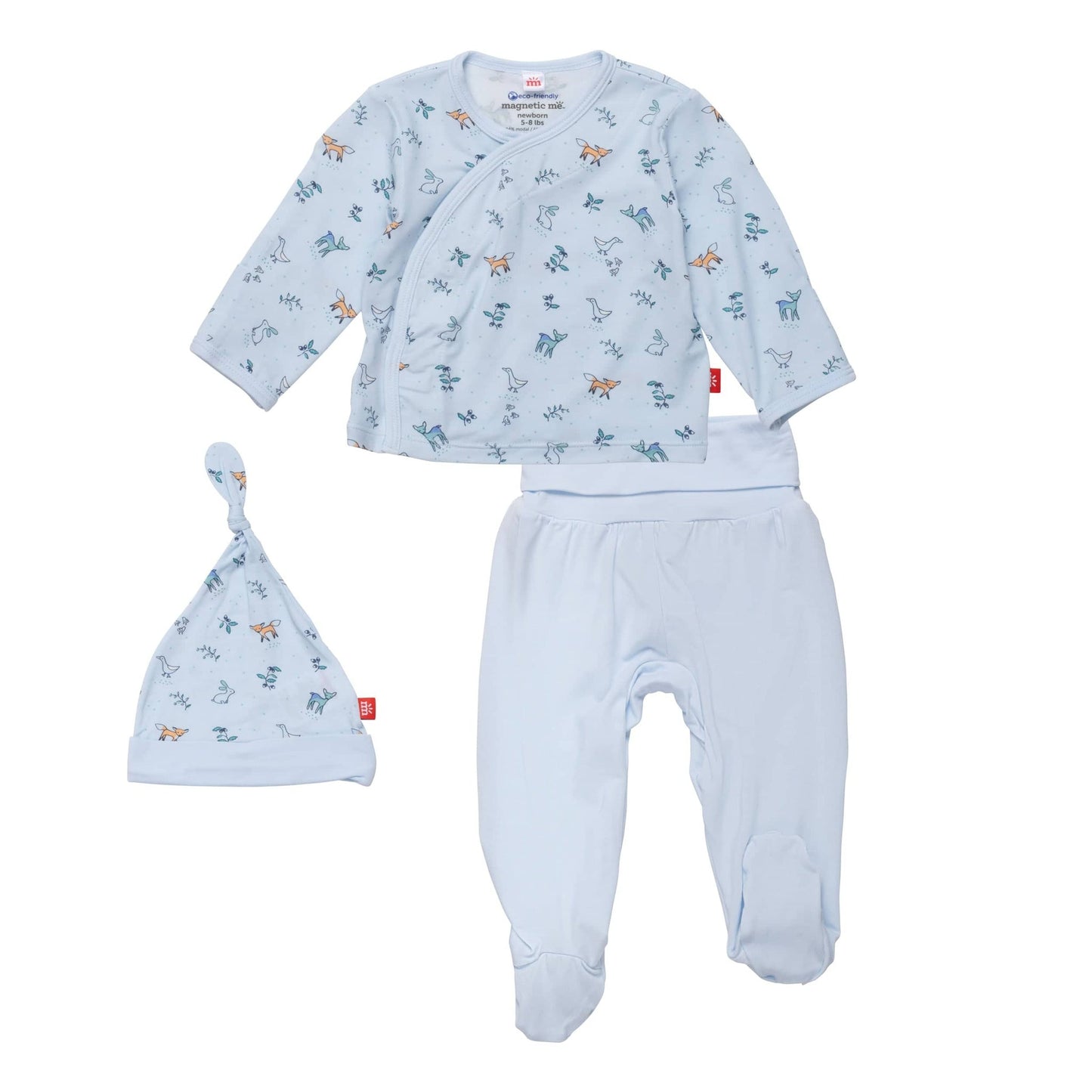 Magnetic Me Woodsy Tale Boy 3 -Piece Kimono Set