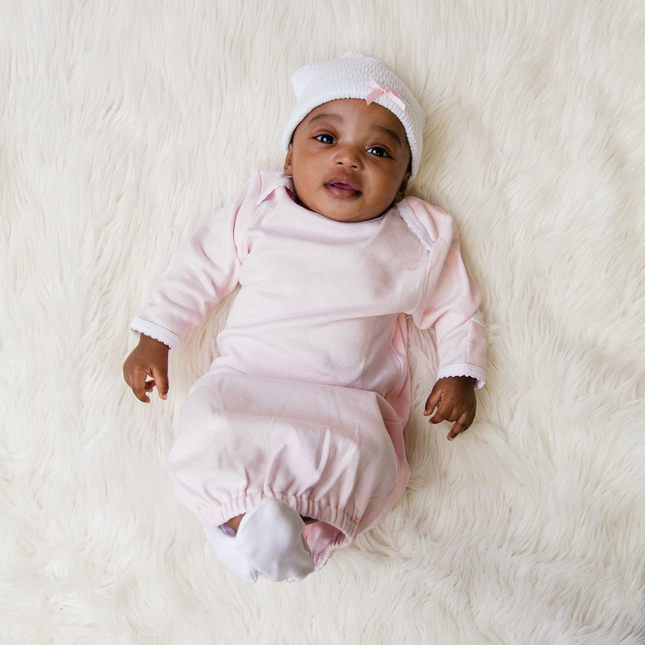 Paty Inc White Sailor Cap (Trim Color Options)