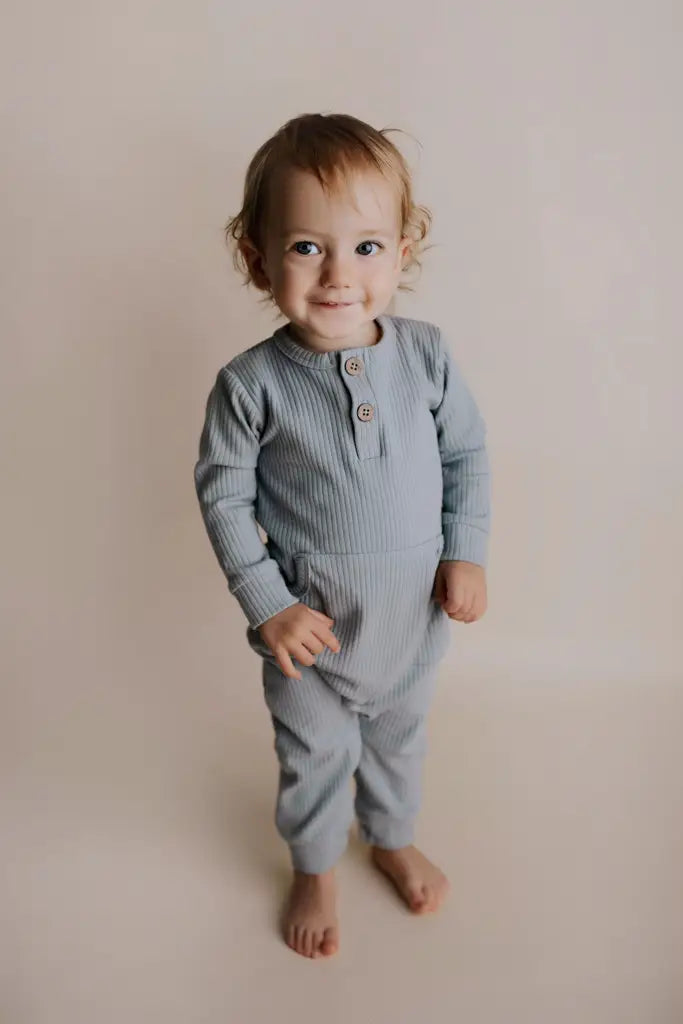 Three Little Tots Pocket Playsuits Boy/Girl (Multiple Color Options)