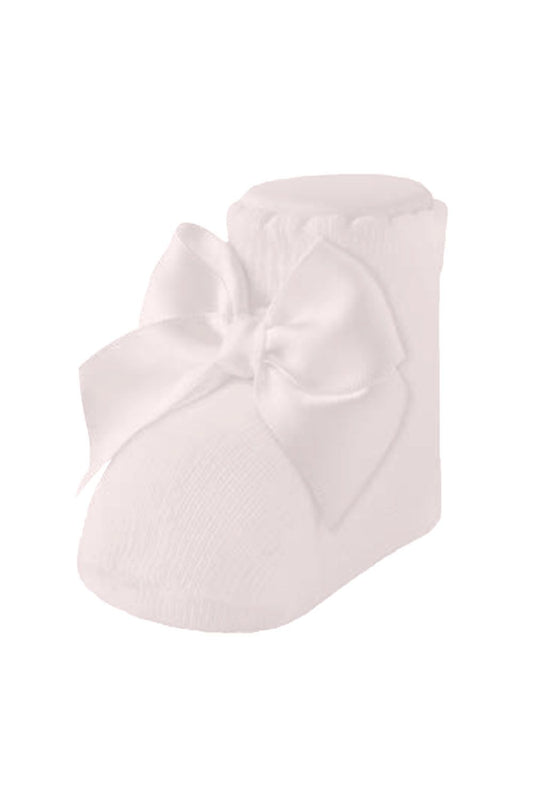 Carlomagno Newborn Bow Socks (Multiple Colors)