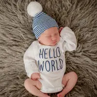 ily Bean Nursery Beanie & Onesie Set Boy/Girl