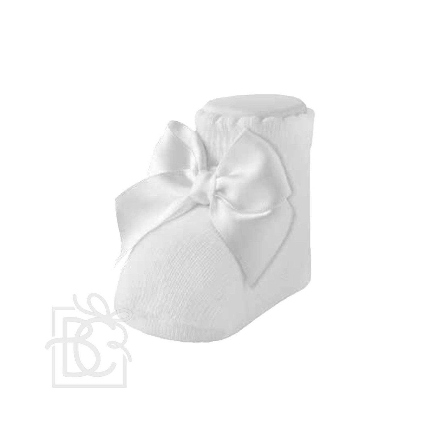 Carlomagno Newborn Bow Socks (Multiple Colors)