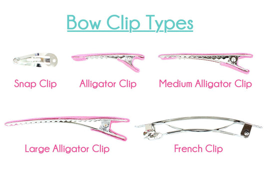 Beyond Creations 4.5” Alligator Clip Bow (Large)