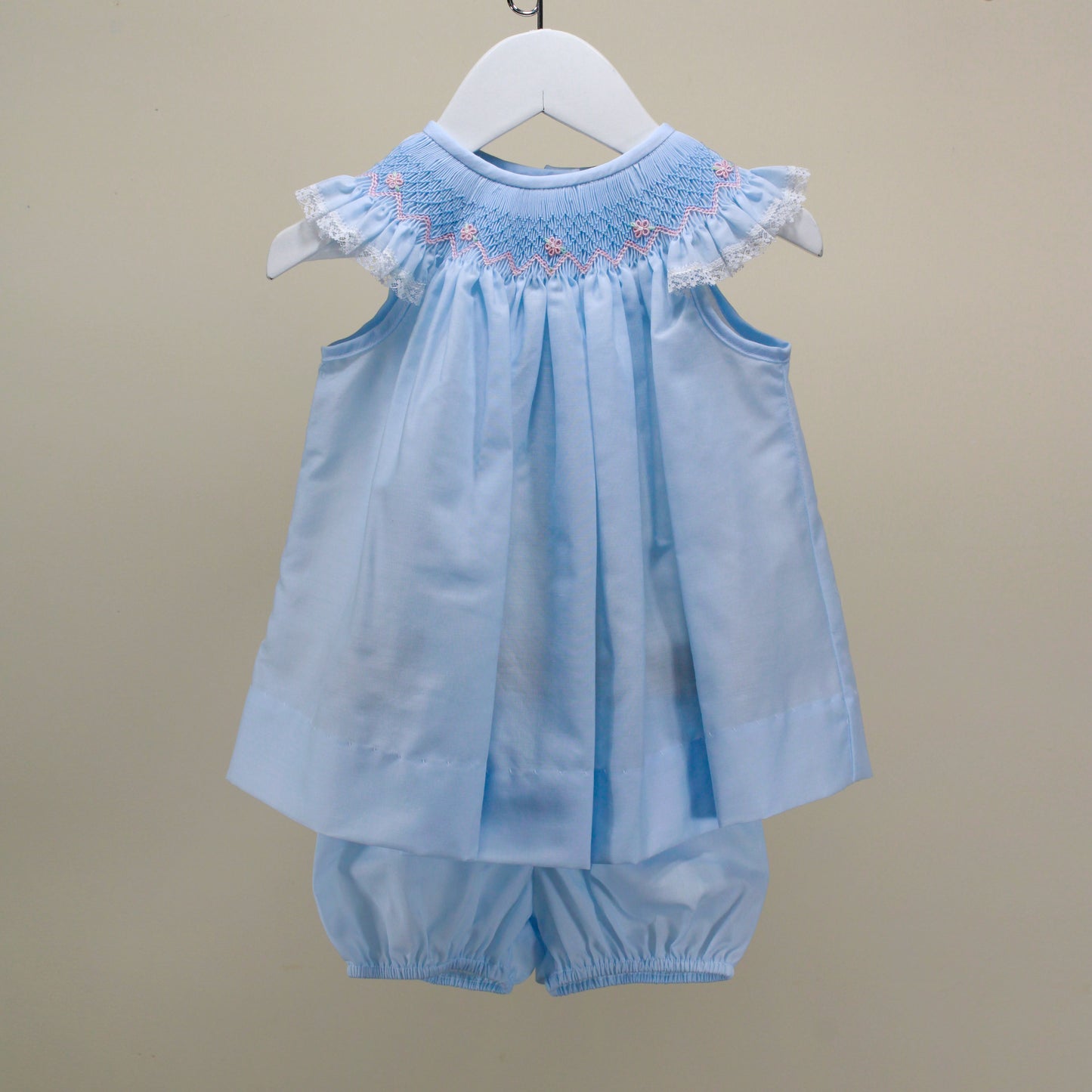 Baby Blessings Amy Roses Blue Two Piece Set