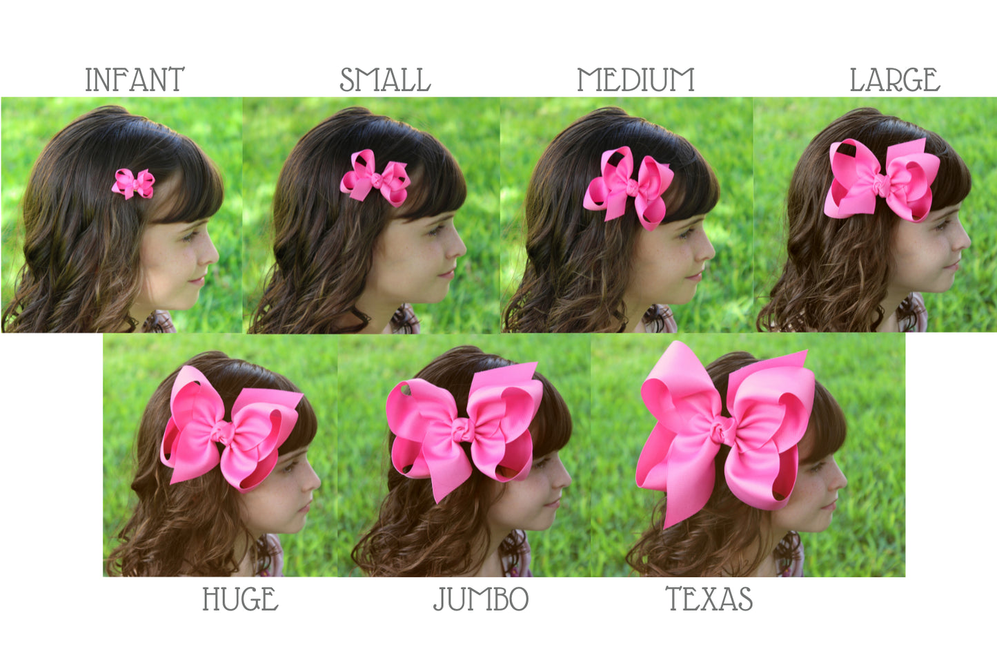 Beyond Creations 5.5” Alligator Clip Bow (Huge) Color Options