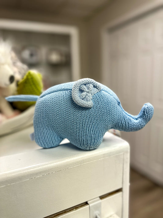 Zubels Elephant 8” (Pink/Blue)
