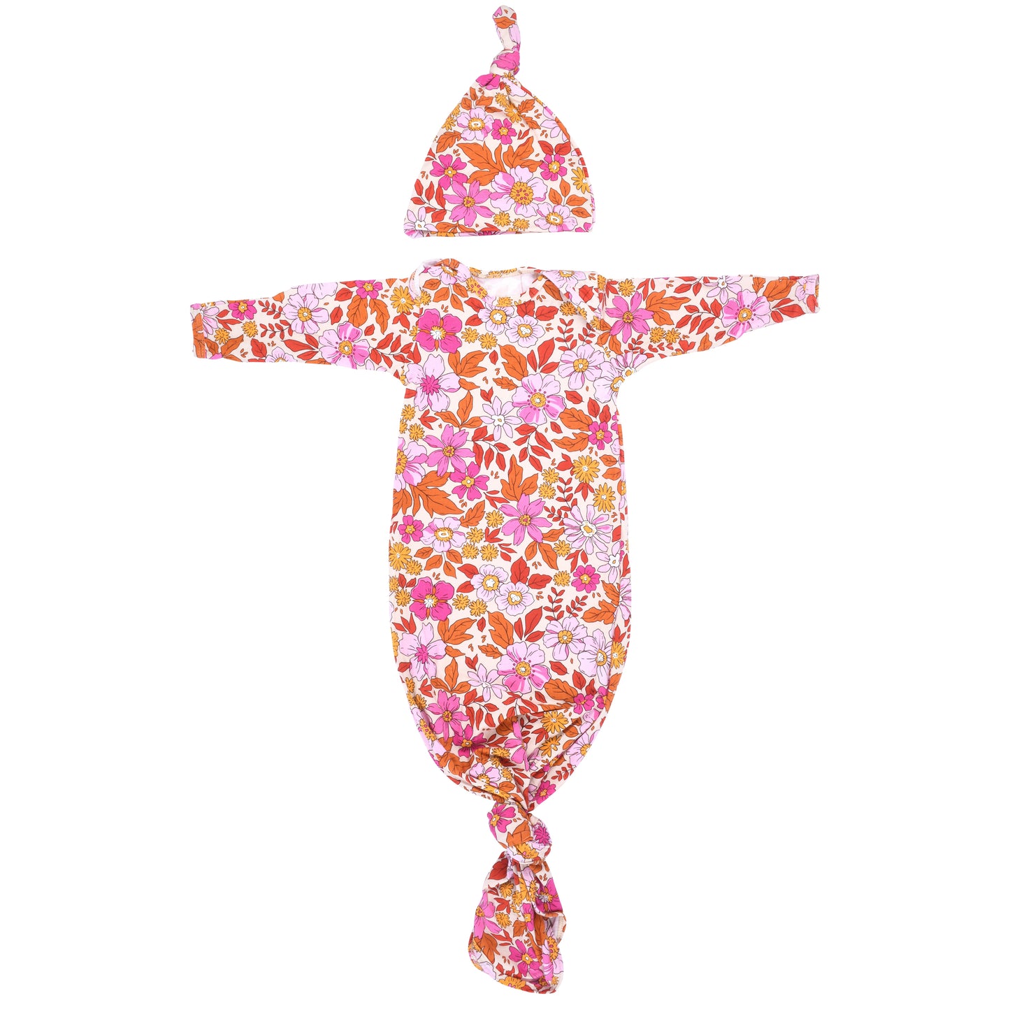 Three Little Tots Gowns with Hats (Multiple Color Options)