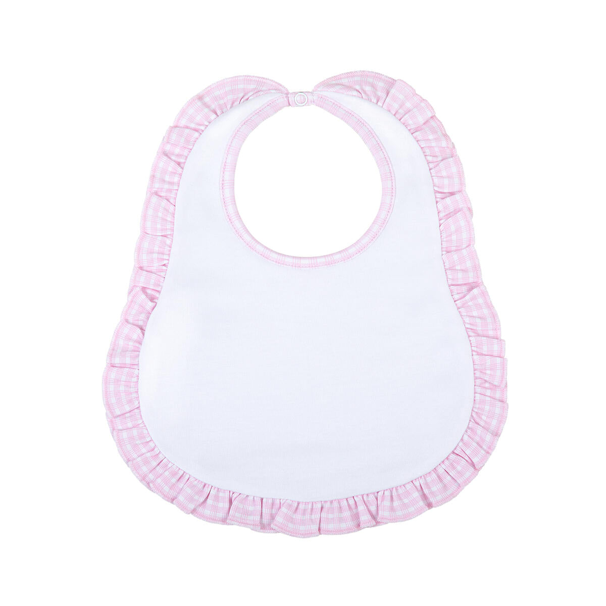 Magnolia Baby New Beginnings Pink Ruffle Bib