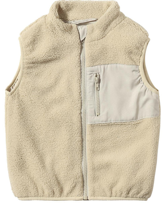 Me & Henry Gilt Sherpa Vest