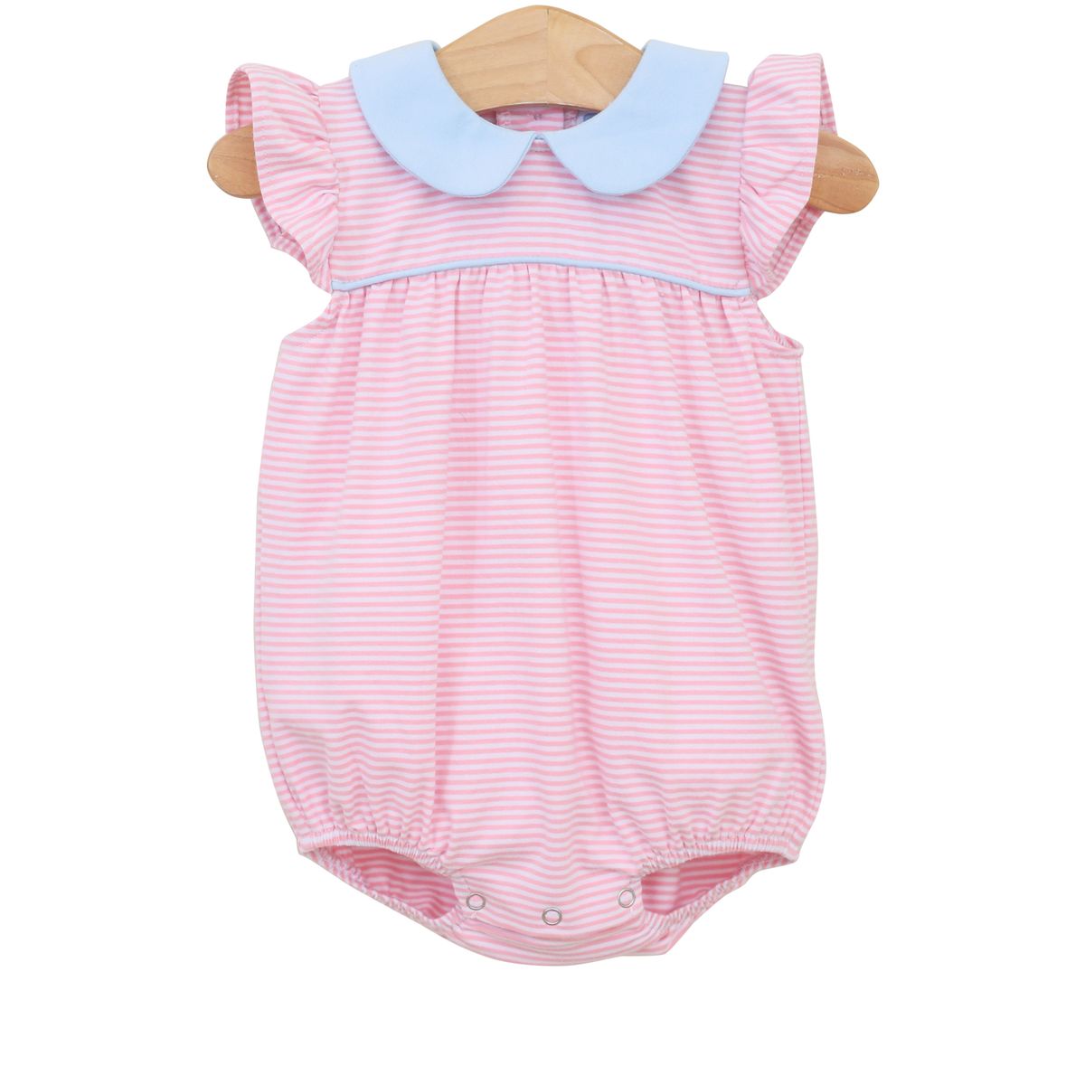 Genevieve Bubble - Light Pink Stripe/Light Blue