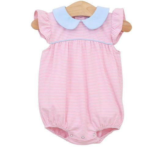 Genevieve Bubble - Light Pink Stripe/Light Blue