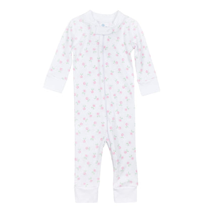 Magnolia Baby Juliette's Classics Pink Zipper Pajamas