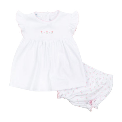 Magnolia Baby Juliette's Classics Pink Ruffle Diaper Cover Set