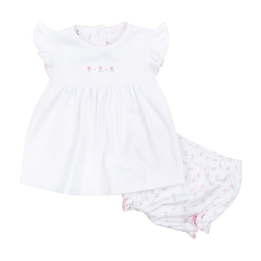 Magnolia Baby Juliette's Classics Pink Ruffle Diaper Cover Set