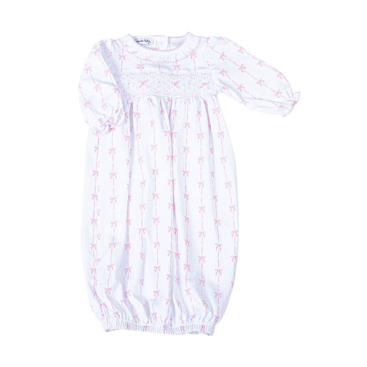 Magnolia Baby Amelia's Classics Smocked Gathered Gown - Newborn