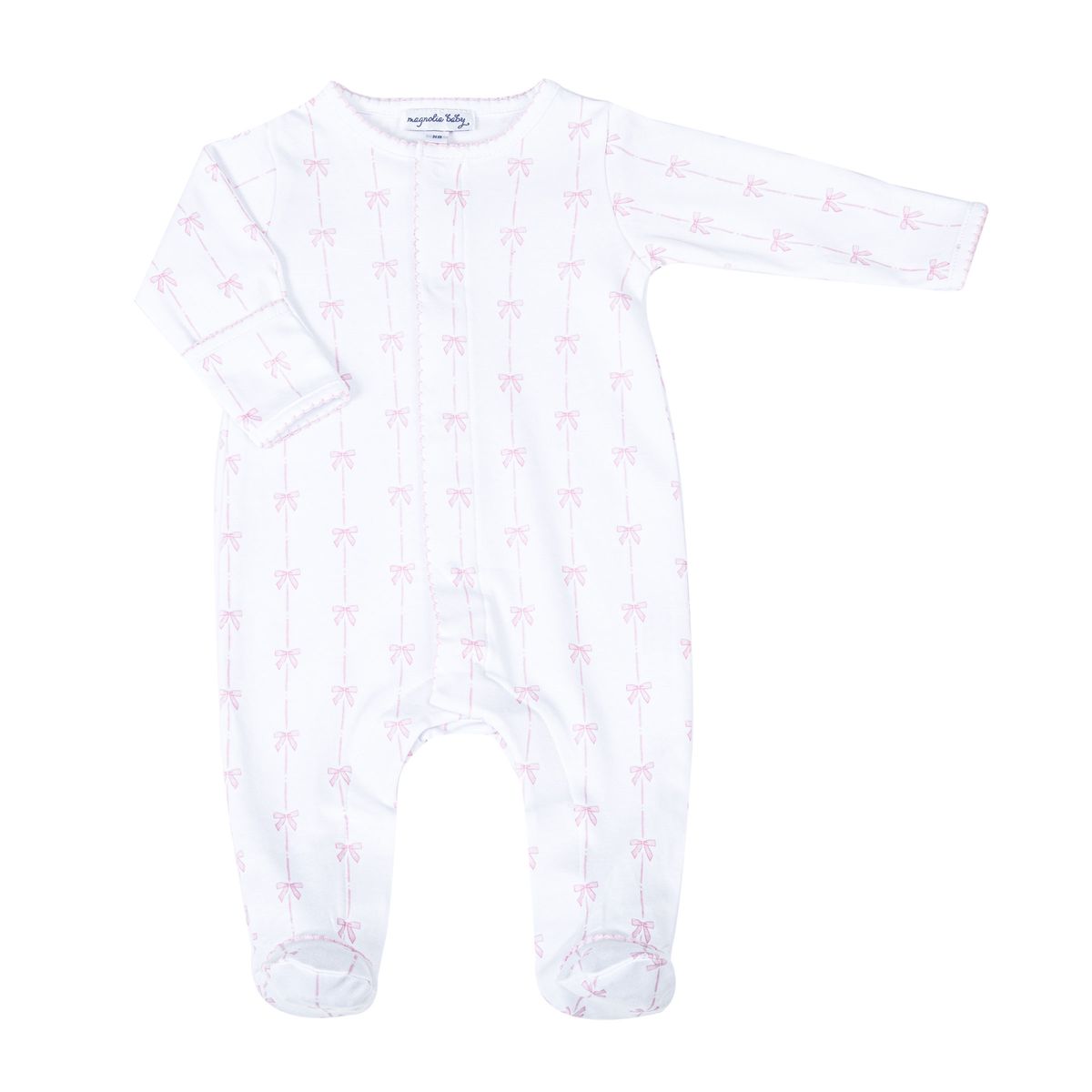 Magnolia Baby Amelias Classics Pink Footie