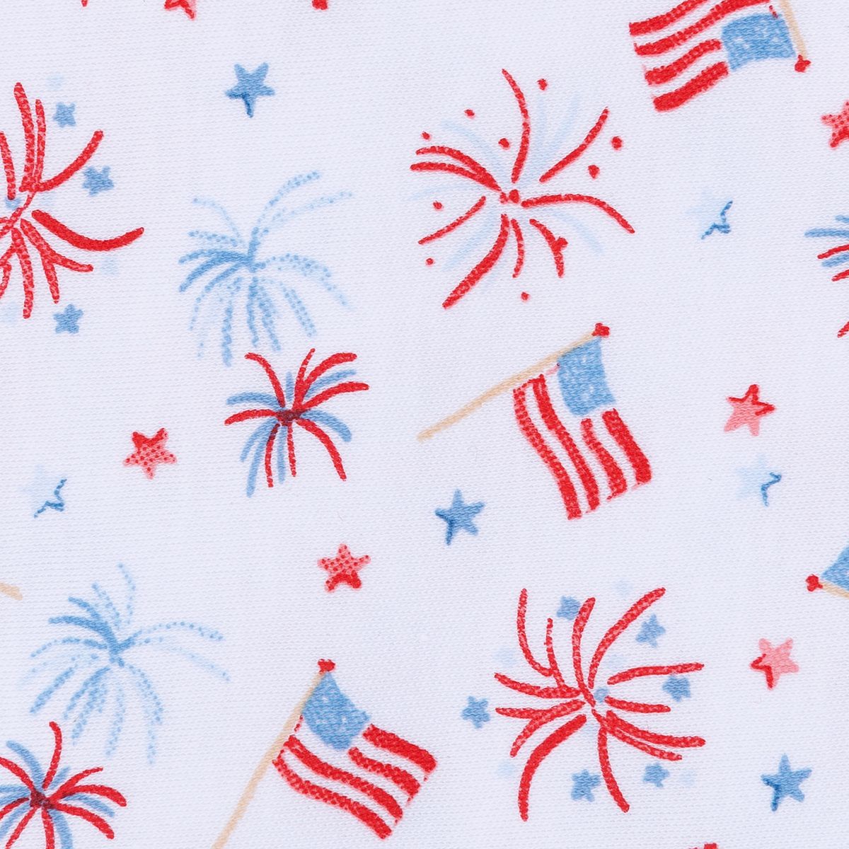 Magnolia Baby A Sparkly Fourth Girls Ruffle Bubble