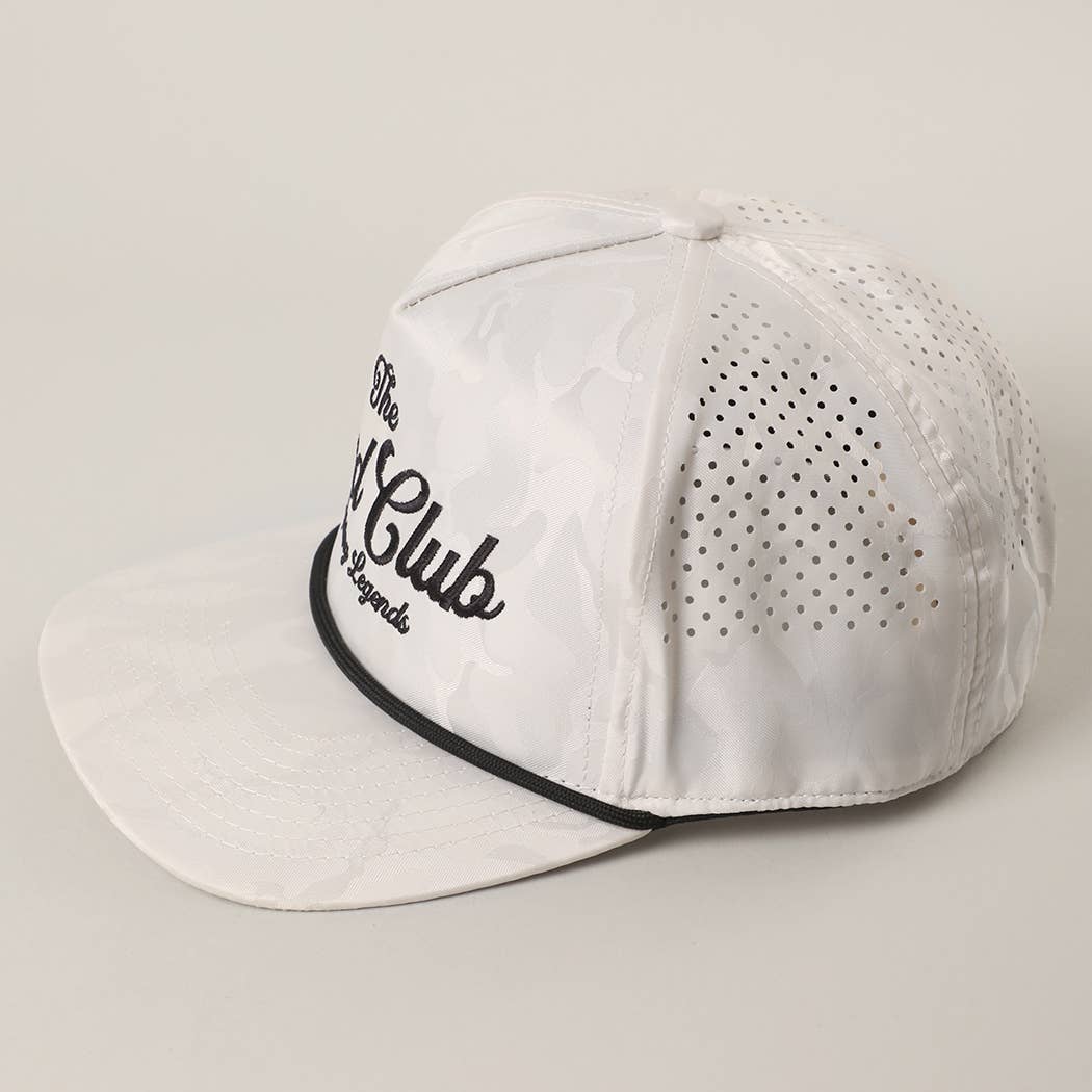 Fashion City - THE DAD CLUB Embroidered White Camo Trucker Hat