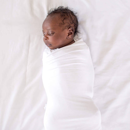 Copper Pearl - Knit Swaddle Blanket - Dove