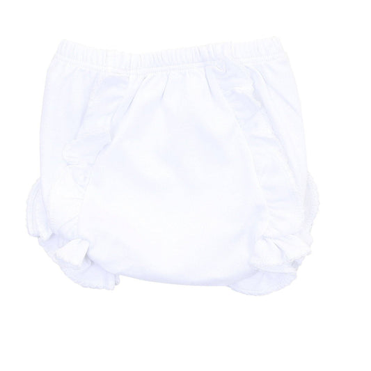 Magnolia Baby - Essentials Monogram Diaper Cover with White Trim