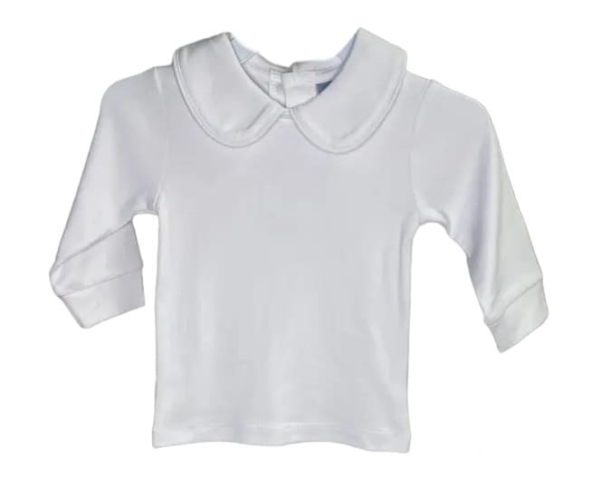 Three Sisters Girls White Knit Shirt