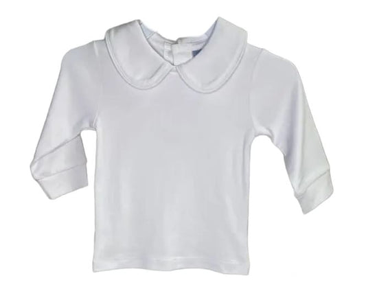 Three Sisters Girls White Knit Shirt