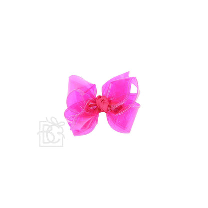 Beyond Creations, LLC - WATERPROOF BOWS ON ALLIGATOR CLIP 4.5"