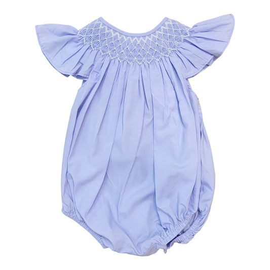 Sweet Dreams Catherine Pearl Lavender Smocked Bubble