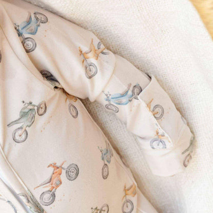 Copper Pearl - Zip-Up Footie Pajama - Ryder
